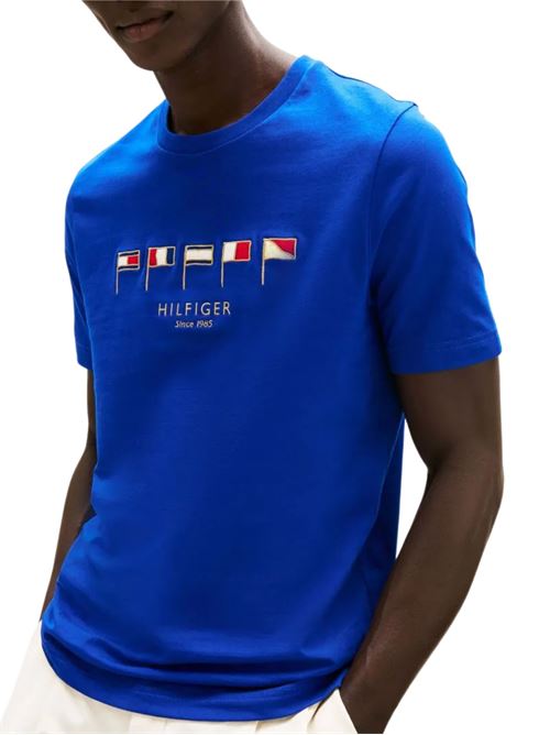 T-shirt con bandiere Tommy Hilfiger Tommy Hilfiger | MW0MW38616D03